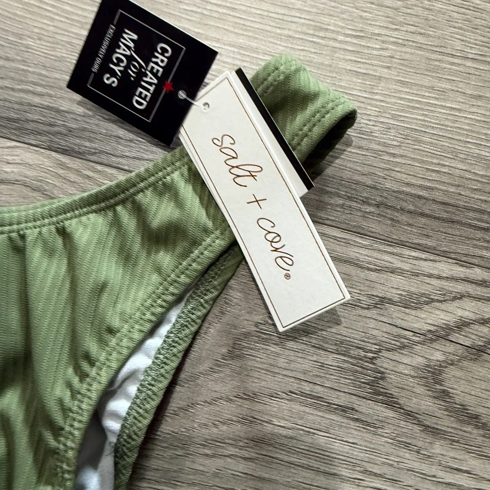 Bikini 𝅺bar lll Black Top & Salt + Cove Bottoms Sz XS NWT‎